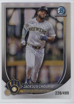 2025 Bowman Chrome Refractor 220/499 Jackson Chourio #40 2s2