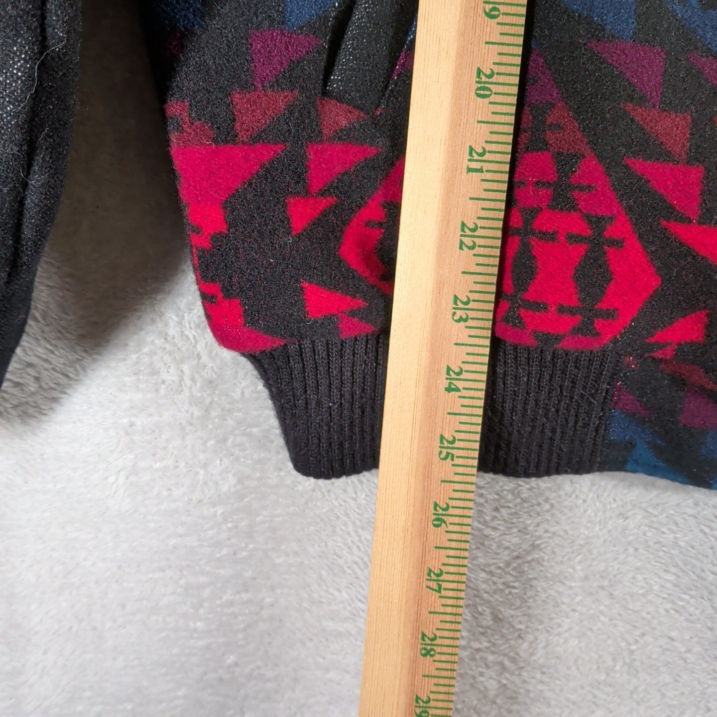 Pendleton Pilot Aztec Western Bomber Wool Zip Jac… - image 9