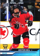 ASHTON BELL 2024-25 Upper Deck PWHL Deluxe Ottawa Charge 1st Edition /250