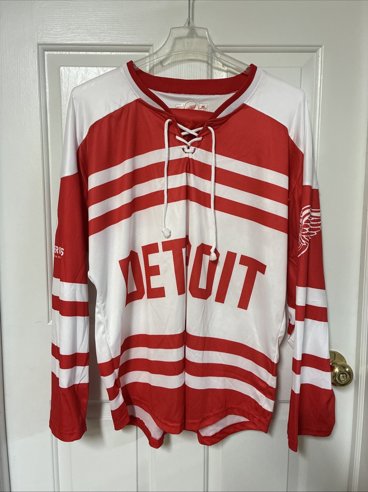 Detroit Red Wings Hometown Heroes Arena Giveaway Ice Hockey Jersey Men’s L