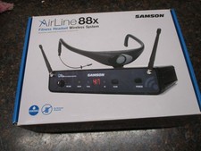 NEW SAMSON AIRLINE 88X Headset Fitness Mic Wireless System