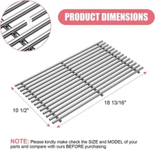 BMMXBI 720-0709 Grill Grate Replacement Parts for KitchenAid 5-Burner Grill, 18