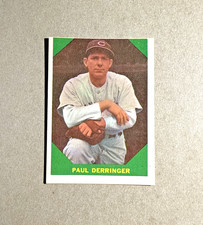 1960 Fleer #43 Paul Derringer Vintage Baseball Card! EXMT