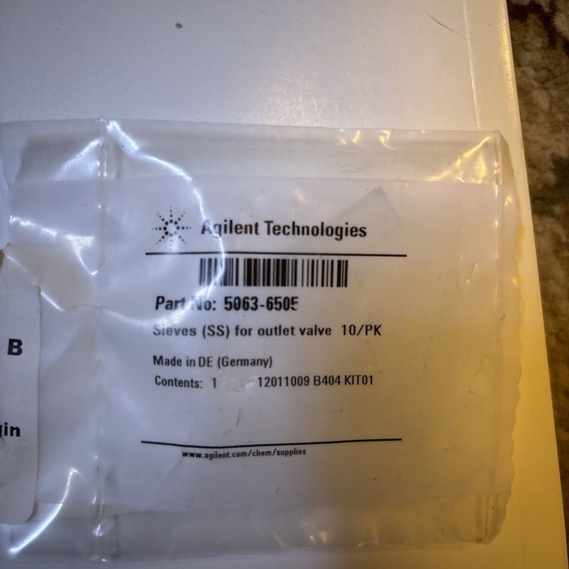 NEW! Sieves for Outlet Valve Agilent 5063-6505 10/pk
