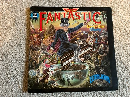 Vinyl 12" LP - Elton John - Captain Fantastic - First Press - Excellent Condn
