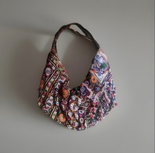 Hand Embroidered Hobo Bag