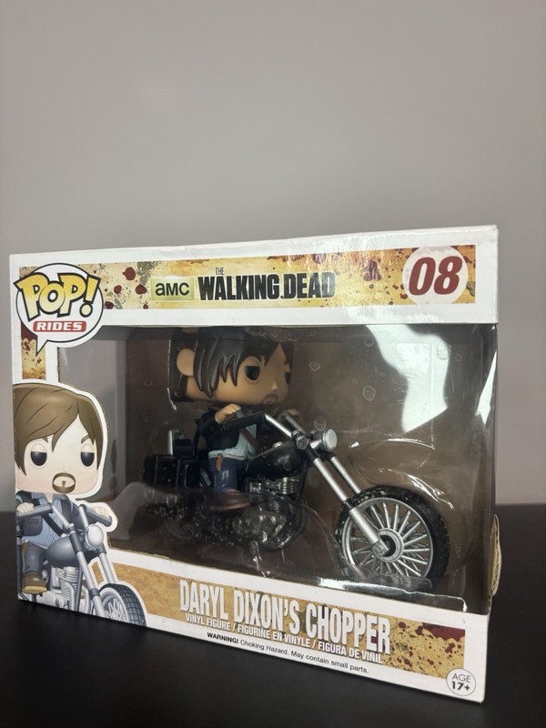Funko Pop! Rides The Walking Dead Daryl Dixon's Chopper Vinyl Figure #08