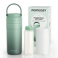 Momcozy Portable Breast Milk Cooler for Travel, 24H Ice-Free Cooling Breastm...