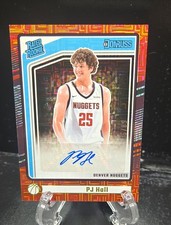 2024-25 Panini Donruss - Rated Rookie Signatures PJ Hall #293 Choice Red /99...