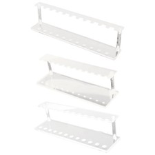 Acrylic Pen Display Rack Cosmetic Holder Simple Multi Holes Transparent Sturdy