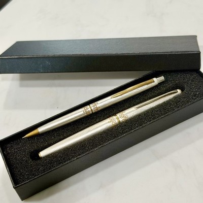 Pilot Lady 18k 750 Gold FP Nib Fountain Pen W/ Mechanical Pencil Combo