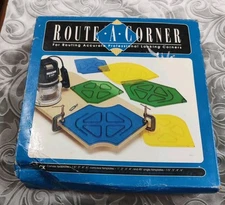 Route-A-Corner Woodworking Templates 6 Pack Convex Concave and 45 Degree Guide