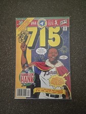Hank Aaron Atlanta Braves #715 Limited Edition Pop Fly Art Print 422/455 HOF