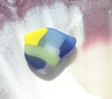 Sea Glass, Multi Colored Piece