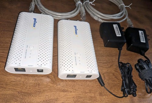 (2) GoCoax MoCA 2.5 ETHERNET ADAPTERS Model WF-803M - CAT 5e Ethernet Cables - Photo 4/5