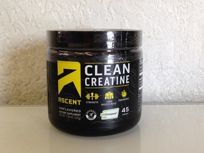 Ascent Clean Creatine Monohydrate 7.94 oz   45 Servings  Exp. 4/2026