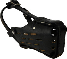 Leather Dog Muzzle (Medium)