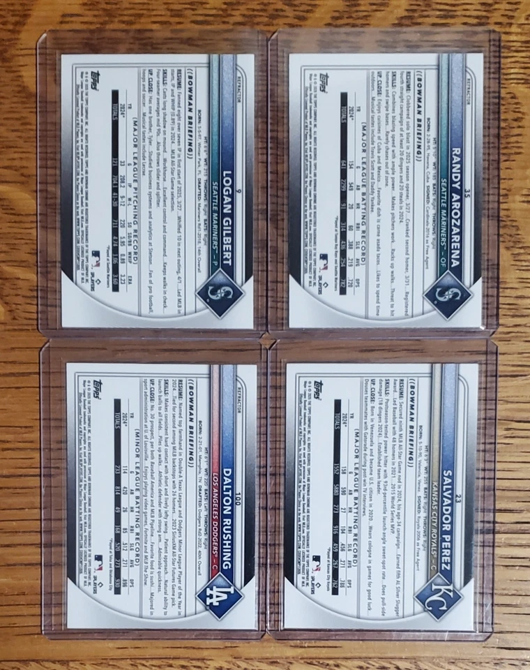 2025 Bowman Chrome - Geometric Refractor & Refractor /499 Card Lot - Image 4 of 4