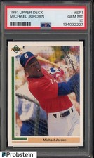 1991 Upper Deck #SP1 Michael Jordan Chicago White Sox Baseball Rookie PSA 10