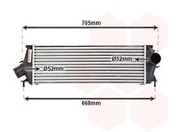 VAN Wezel LadeluftküHler LuftgeküHlt Aluminium FüR Nissan Primastar Kasten