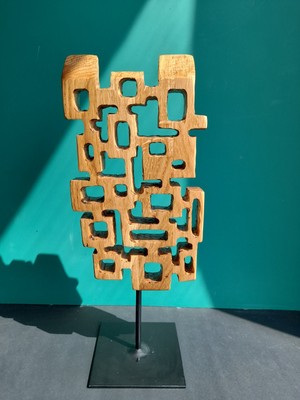 Holzskulptur - Abstrakt