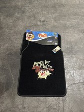 Vintage Taz Looney Tunes Car Floor Mat Carpet Set Of 4 New With Tags
