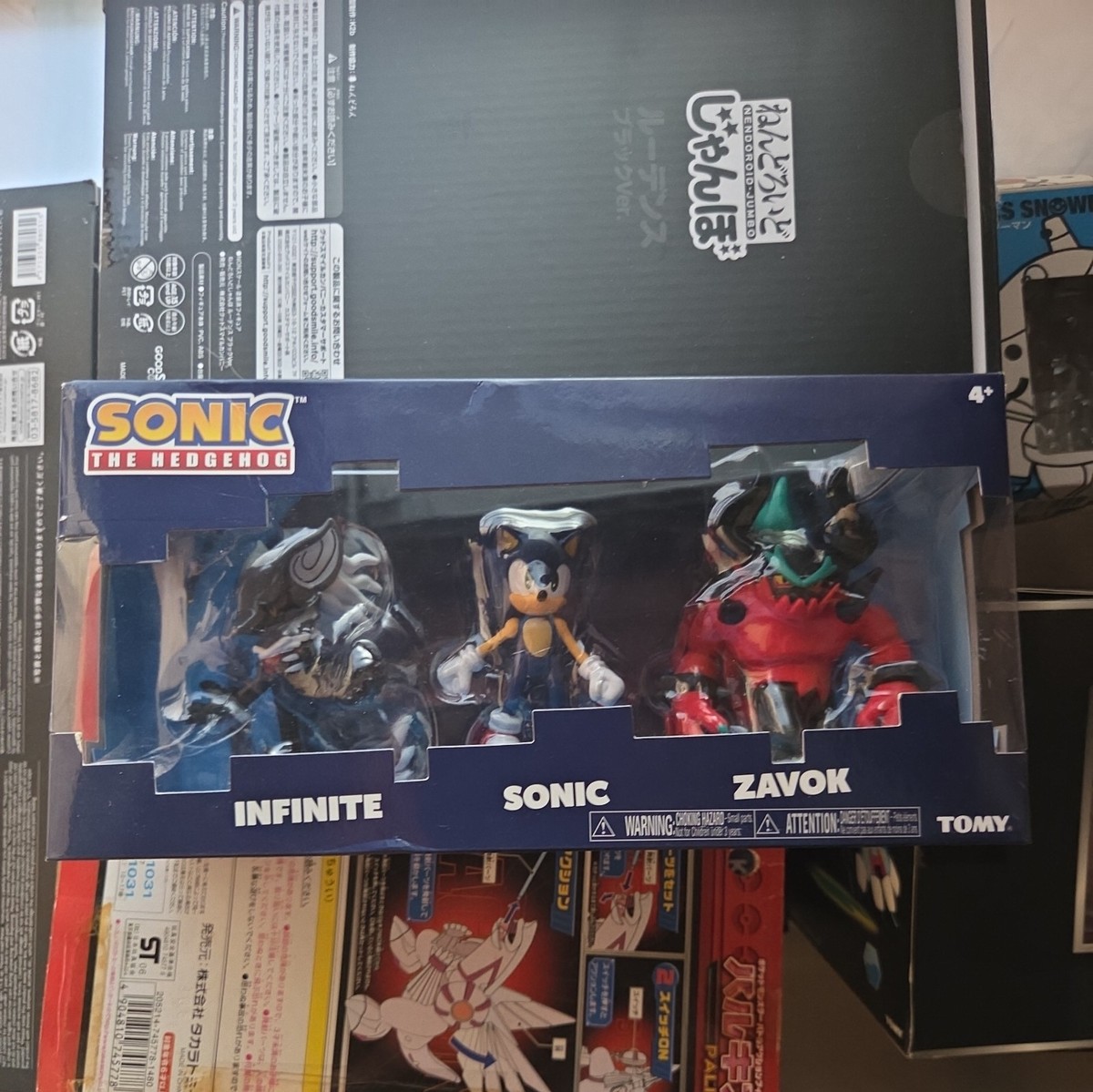 Sonic the Hedgehog Infinite Zavok Figure 3 Pack Tomy Sega Rare