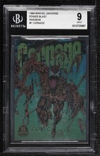 1994 Fleer Marvel Universe Series V Power Blast Carnage 1 BGS 9 MINT 1md