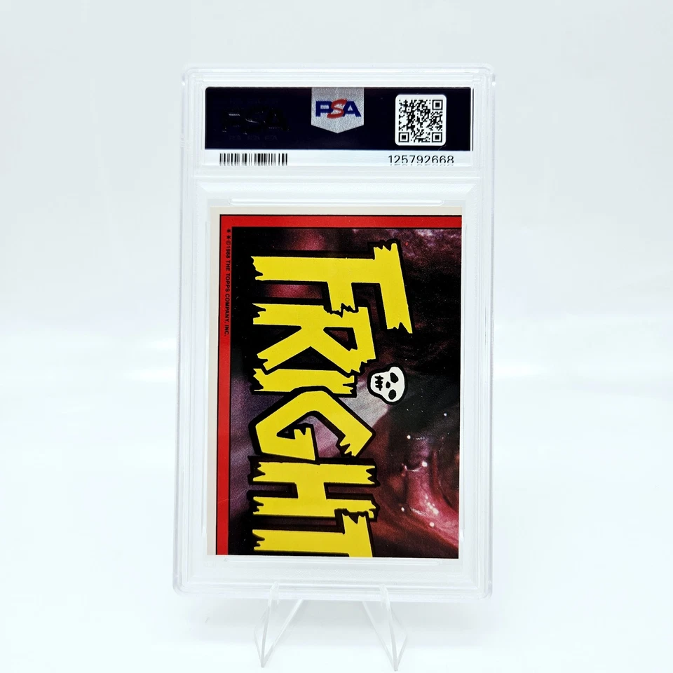 1988 Topps Fright Flicks Do the Freddy Krueger #5 PSA 9 Sticker Pop 5 - Image 2 of 3