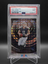2023 Panini Spectra WILL LEVIS Rookie Interstellar /60 Titans PSA 9 