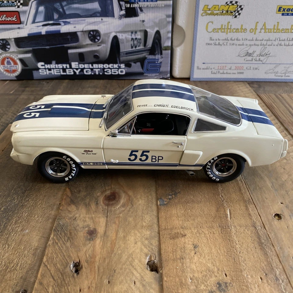 Lane ExactDetail 1966 Christi Edelbrock's Shelby G.T. 350 #55BP - Image 2 of 4