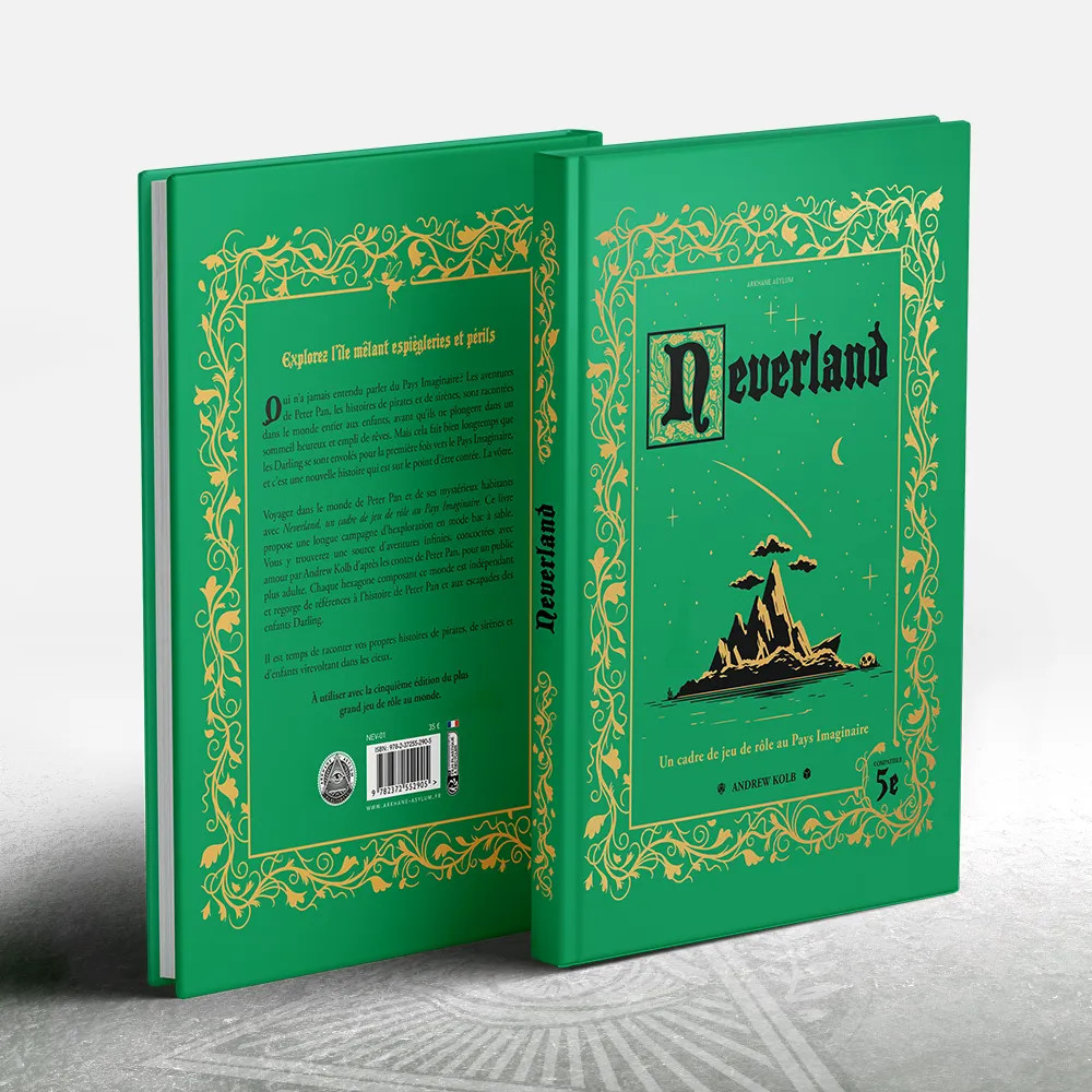 Neverland : Livre de base jdr univers imaginaire avec règles et scénarios