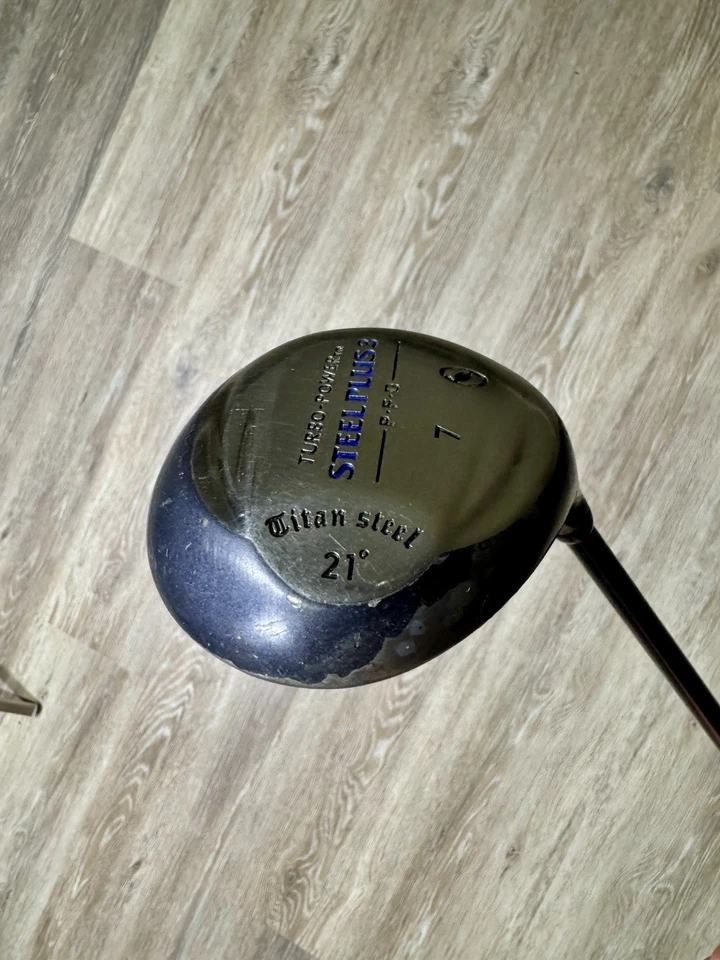 Turbo Power Steel Plus 3 PFD 7 Wood 21* / RH / Stiff Graphite 42.5 ⛳️ - Image 2 of 4