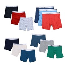 Tommy Hilfiger Underwear Mens Boxer Briefs 3 Pack Elastic Waistband New S M L Xl