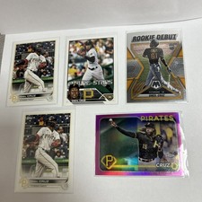 Oneil Cruz Pink Refractor And More Mixed Rookie lot 5 Card Lot