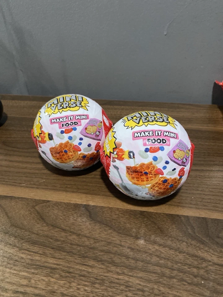 HELLO KITTY MINIVERSE MAKE IT MINI FOOD NOVO 2024 Novo Selado Série 1 - Imagem 3 de 4