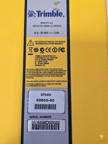 Trimble SPS855 GLN GPS Receiver Trimble Bluetooth Base Station Module TESTED! - 第 10/11 張圖片