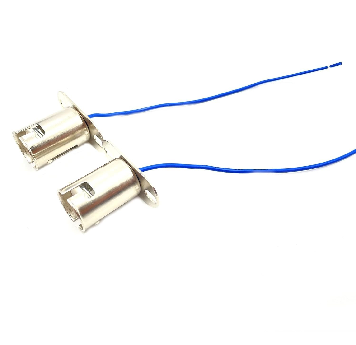 Heat-Resistant BA15s LED Light Bulb Socket Holder - 2-Pack for Easy Install