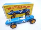 VINTAGE MATCHBOX LESNEY No.52b BRM RACING CAR IN ORIGINAL BOX 1965