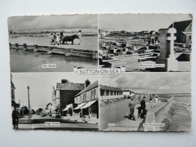 Sutton-on-Sea, High St. Promenade, Sands & Gardens, Echtfoto verschickt 1963 (57)