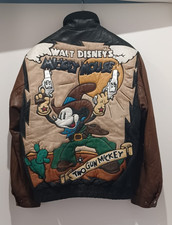 VINTAGE TWO GUN MICKEY LEATHER JACKET The Walt Disney Gallery Special Edition