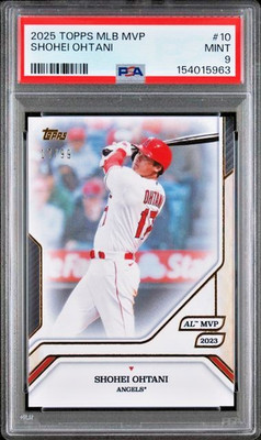 SHOHEI OHTANI 2025 Topps MLB MVP Collection #10 2023 MVP 17/99 Jersey Match 1/1