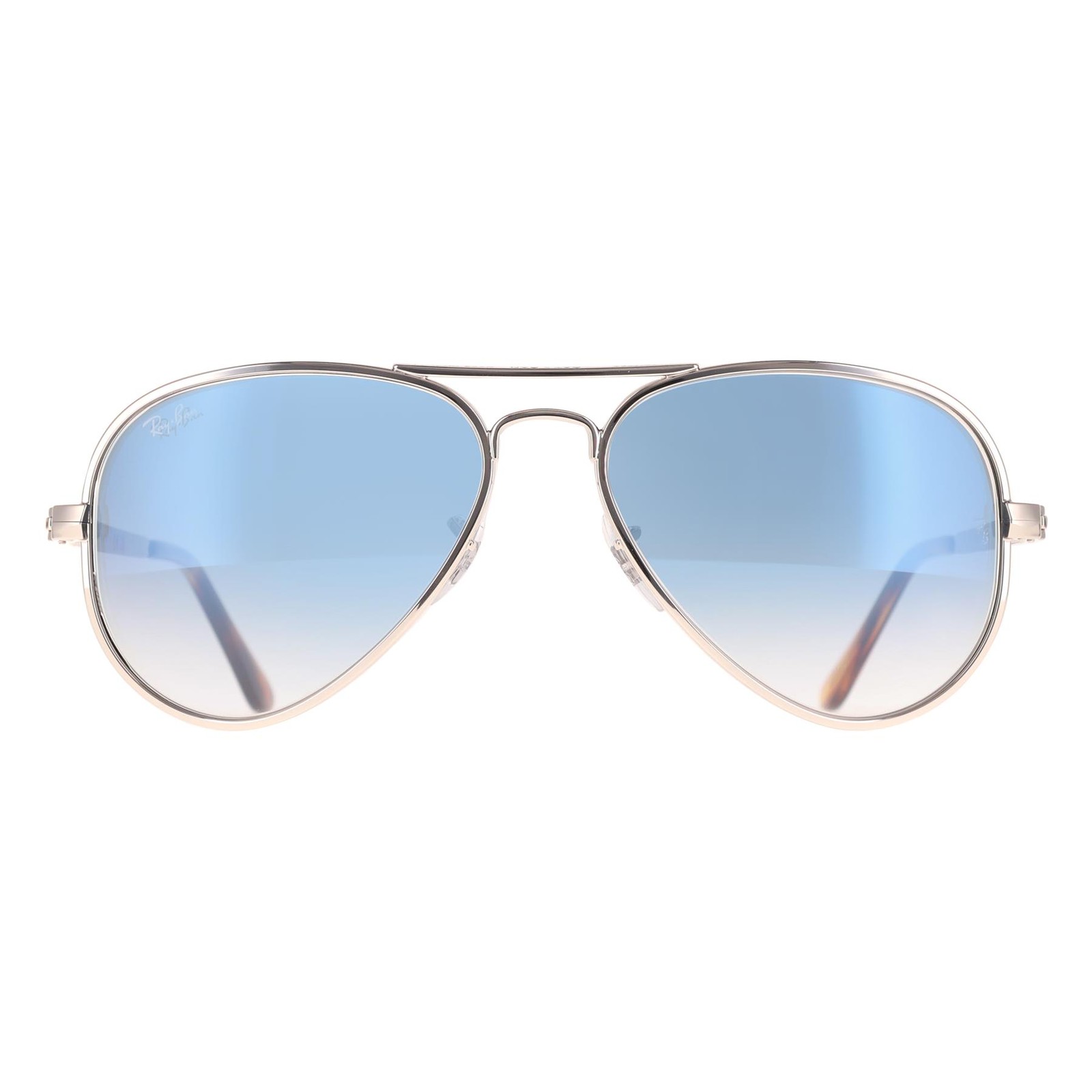 Ray-Ban Sunglasses RB3925 Aviator Max 003/3F Silver Blue Gradient