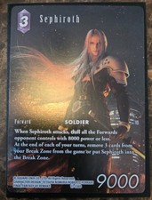 Authentic 2020 Final Fantasy TCG Holo Full Art Sephiroth 11-138S