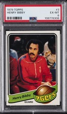 1979 TOPPS #3 HENRY BIBBY PSA 6