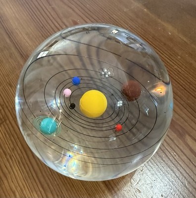 Solar System 3D Crystal Glass Ball