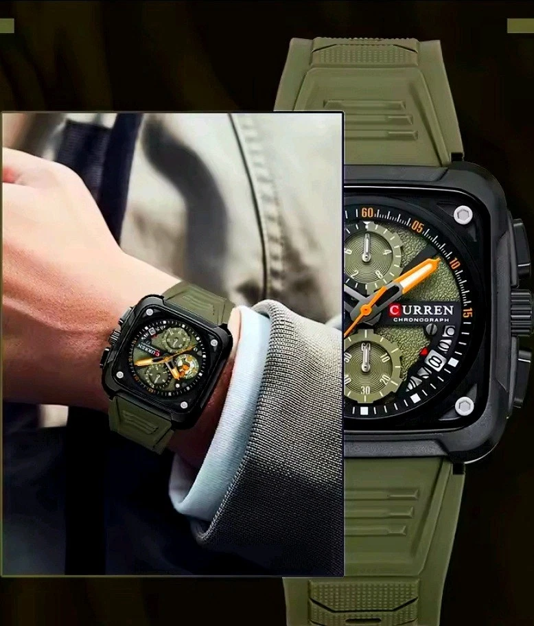 Reloj cronógrafo Curren para hombre Foto 4 de 4