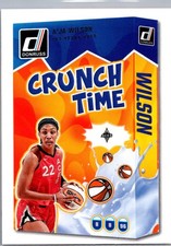 A'ja Wilson 2025 Donruss WNBA Crunch Time #12 Las Vegas Aces