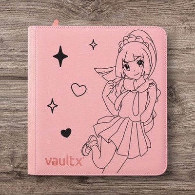 Vault X - 12 Pocket Zip Binder Ordner - Pink Pokemon Lillie