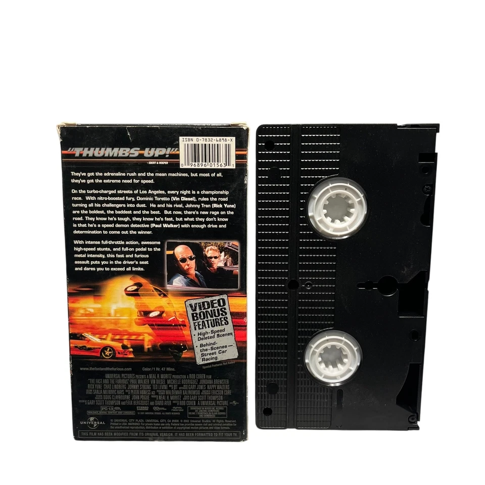 The Fast and the Furious (VHS Special Edition Contains Bonus Footage) V2 - Image 2 of 3